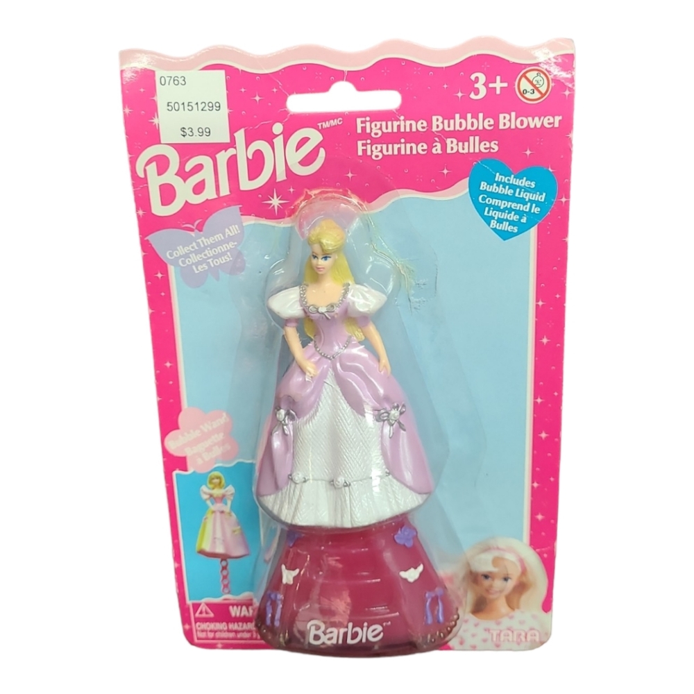 Vintage Barbie Mattel Figurine Bubble Brower